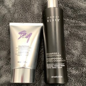 Shampoo and blow out cream